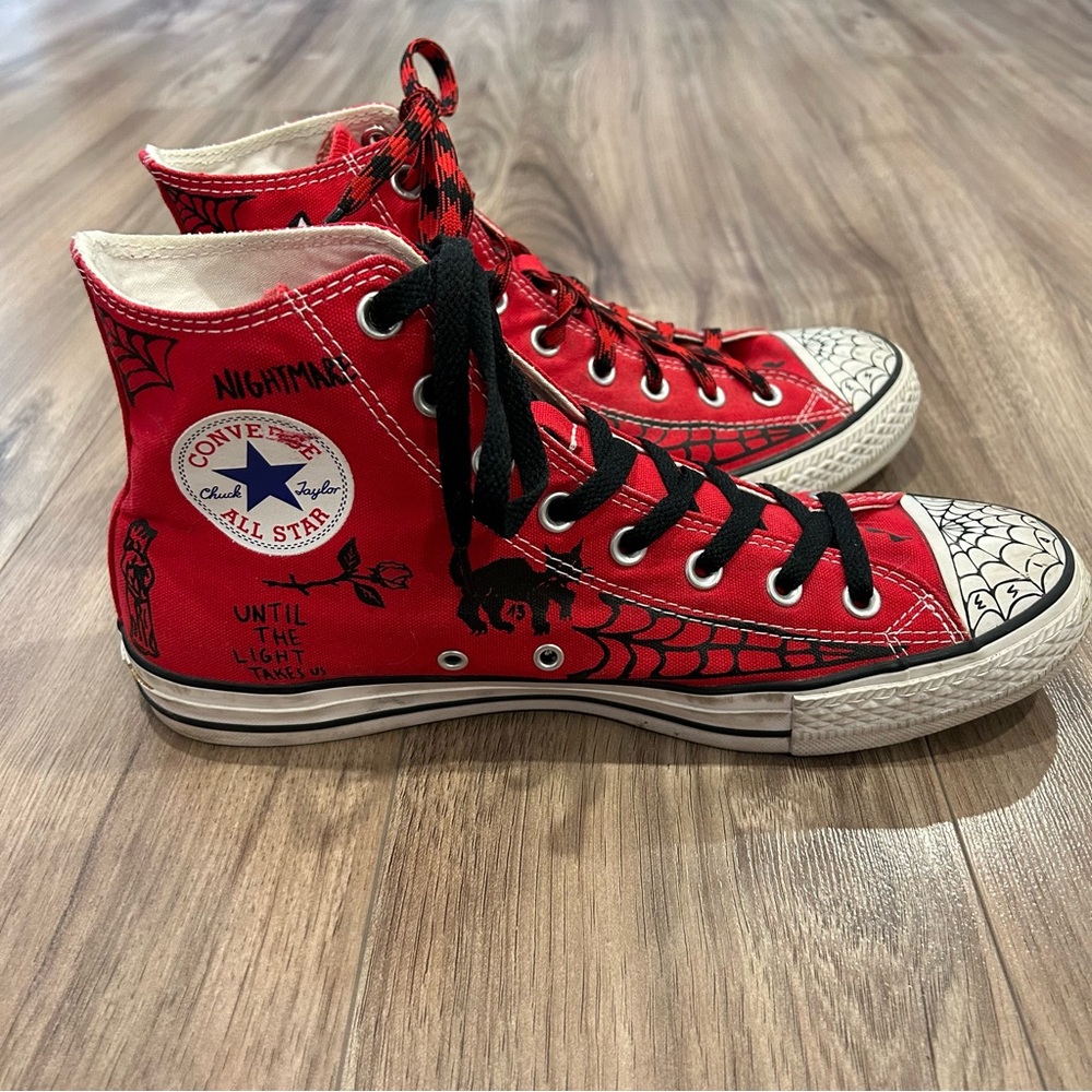 Sean Pablo x Converse Chuck Taylor All Star Sneakers Shoes Pro Hi 'Red' - Picture 11 of 15